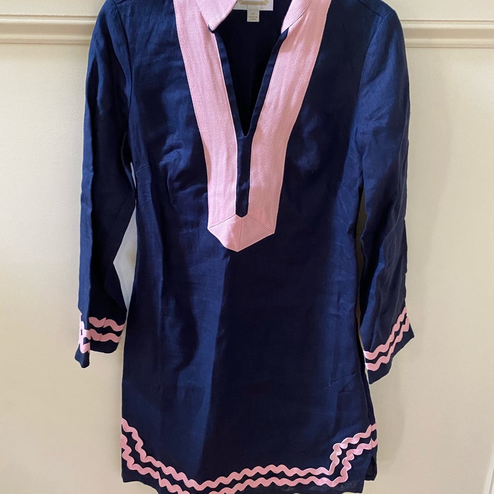 Sail to Sable linen tunic dress NWOT